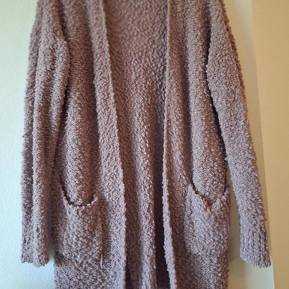 Cozy Open Front Cardigan in Soft Textured Knit - Picture 4 of 6